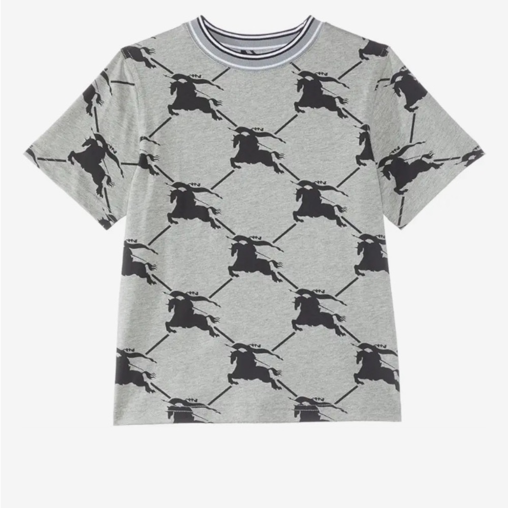 NWT - Burberry EKD printed cotton jersey T-shirt